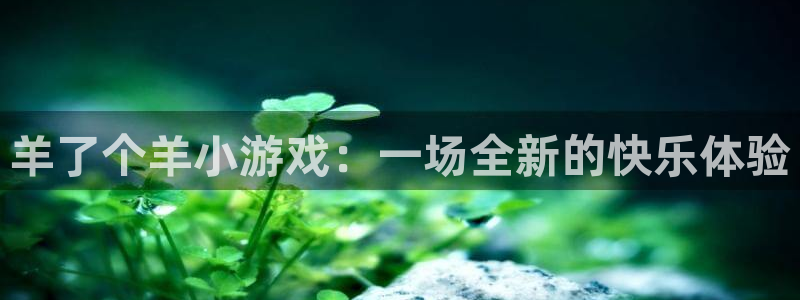 雷火竞技平台怎么样：羊了个羊小游戏：一场全新的快乐体验